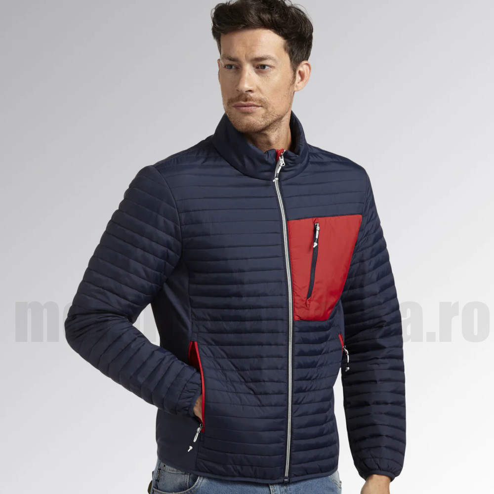 Jacheta termoizolanta, usoara, slim fit Diadora COLOR Block