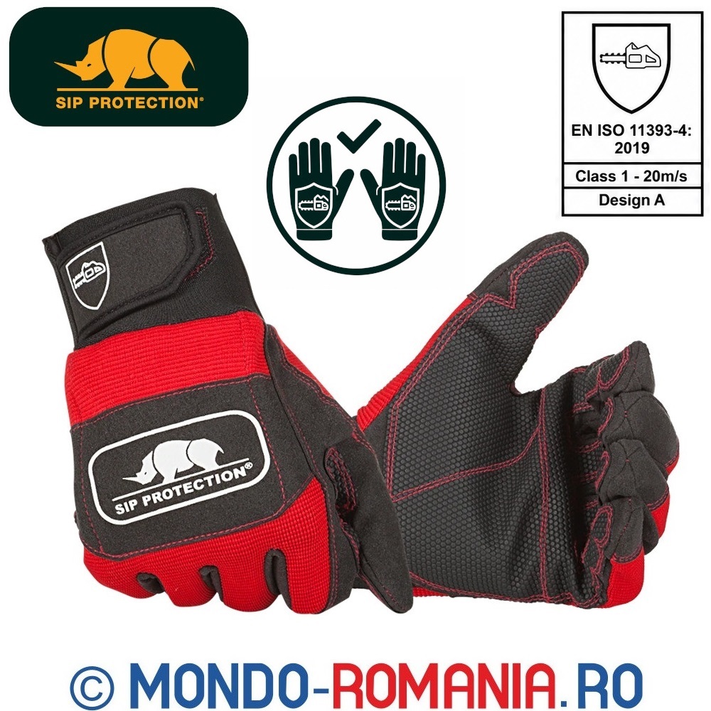 Manusi de protectie pentru lucru cu motofierastraul 2XD3